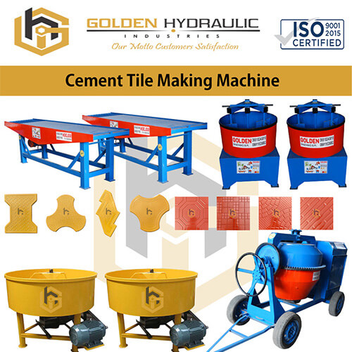 Cement Tiles Making Machine