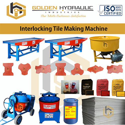 Interlocking Tiles Making Machine